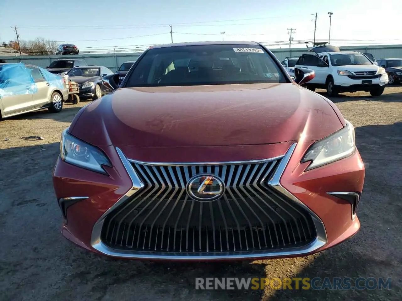 5 fotografías del automóvil dañado 58ADZ1B11MU109105 LEXUS ES350 2021