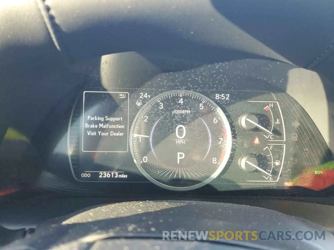 9 fotografías del automóvil dañado 58ADZ1B11MU109105 LEXUS ES350 2021