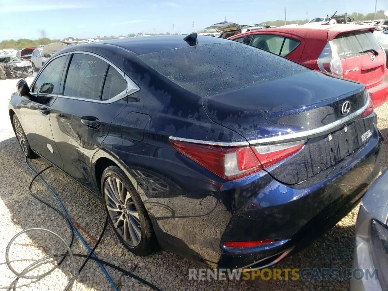 3 fotografías del automóvil dañado 58ADZ1B12MU084764 LEXUS ES350 2021