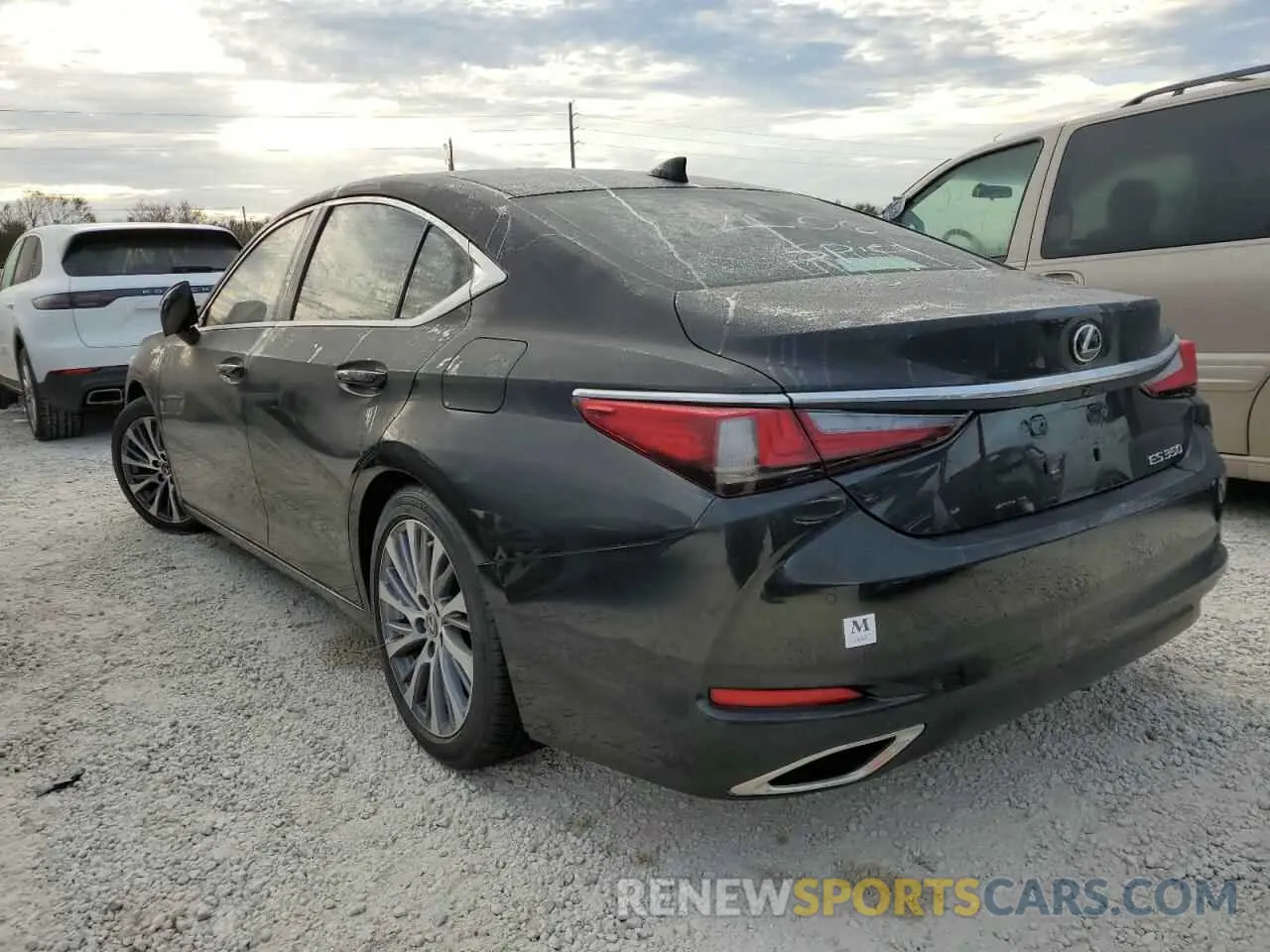 3 fotografías del automóvil dañado 58ADZ1B13MU084983 LEXUS ES350 2021