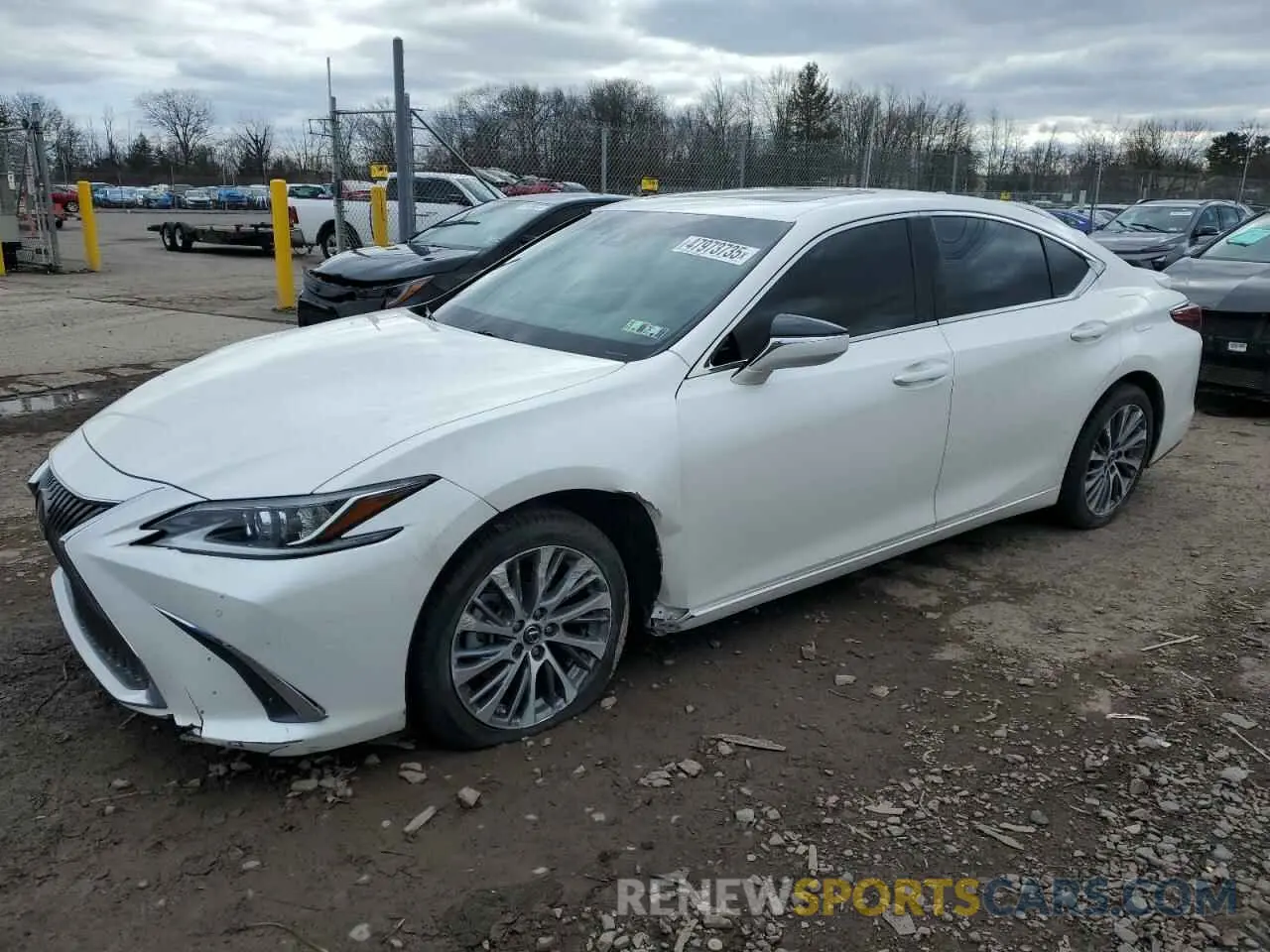 1 fotografías del automóvil dañado 58ADZ1B13MU103340 LEXUS ES350 2021