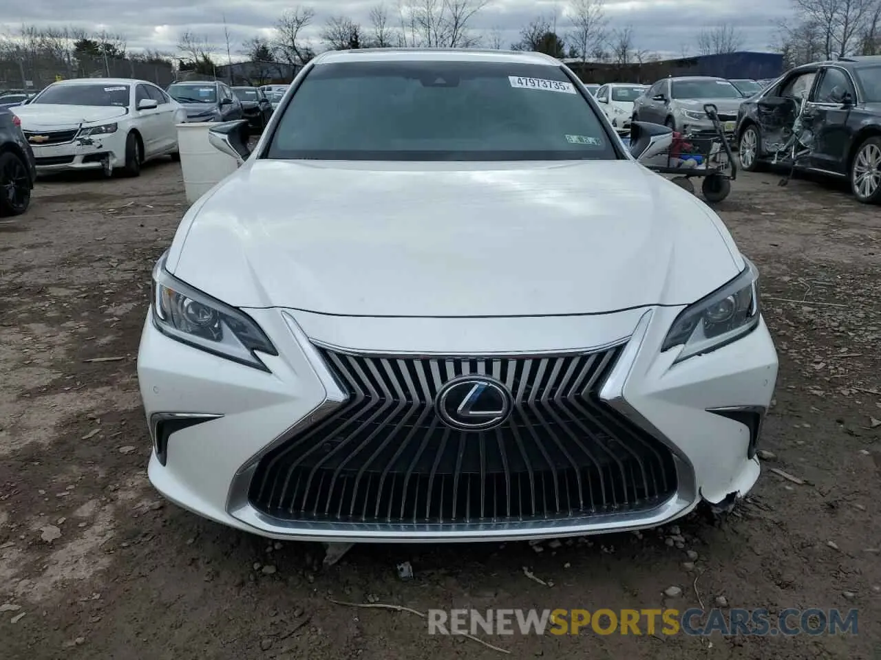 5 fotografías del automóvil dañado 58ADZ1B13MU103340 LEXUS ES350 2021