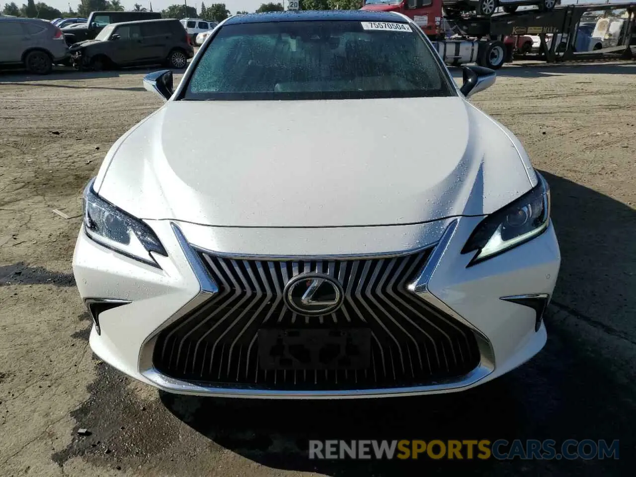5 fotografías del automóvil dañado 58ADZ1B14MU082806 LEXUS ES350 2021