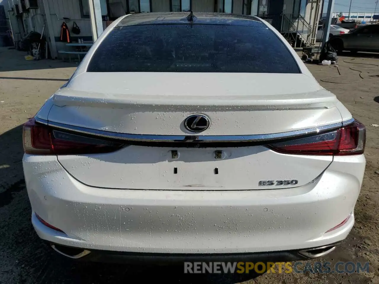 6 fotografías del automóvil dañado 58ADZ1B14MU082806 LEXUS ES350 2021