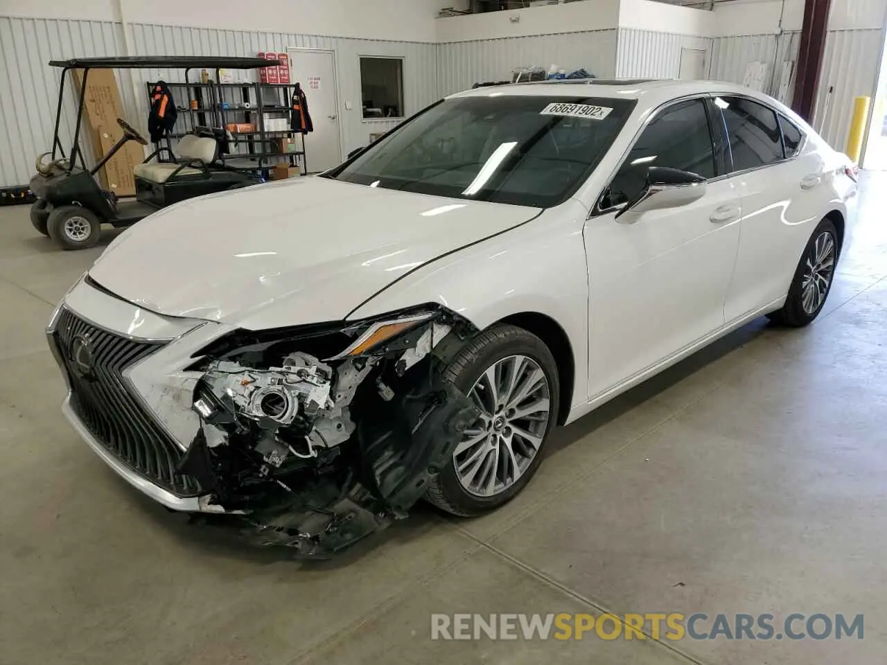 1 fotografías del automóvil dañado 58ADZ1B14MU085110 LEXUS ES350 2021