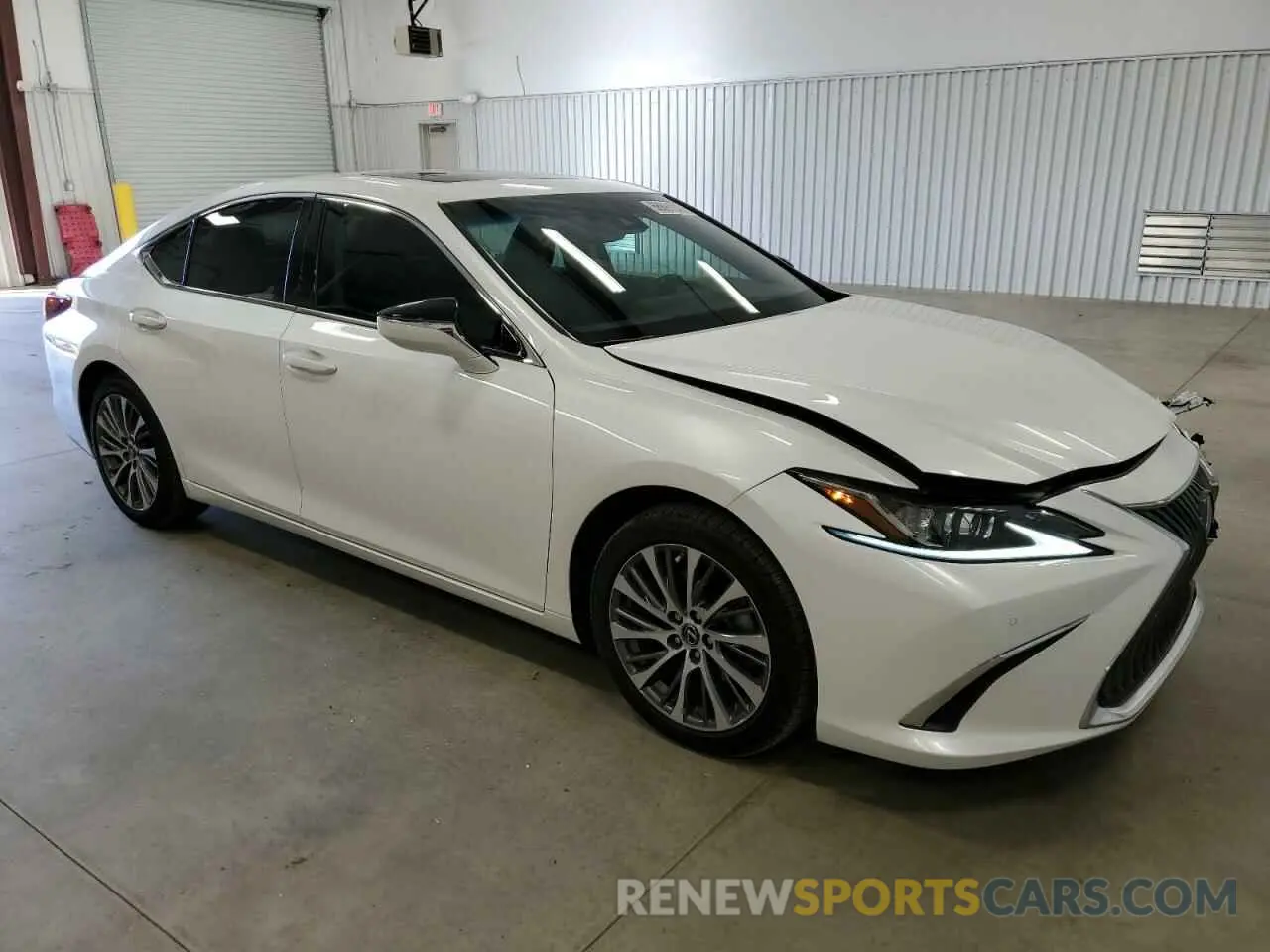 4 fotografías del automóvil dañado 58ADZ1B14MU085110 LEXUS ES350 2021