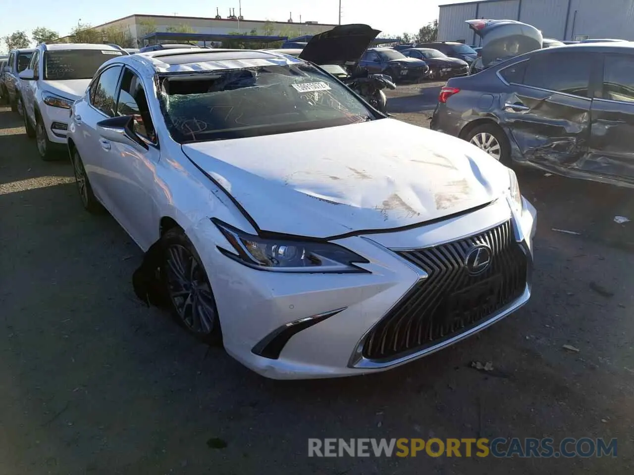 1 fotografías del automóvil dañado 58ADZ1B14MU090243 LEXUS ES350 2021