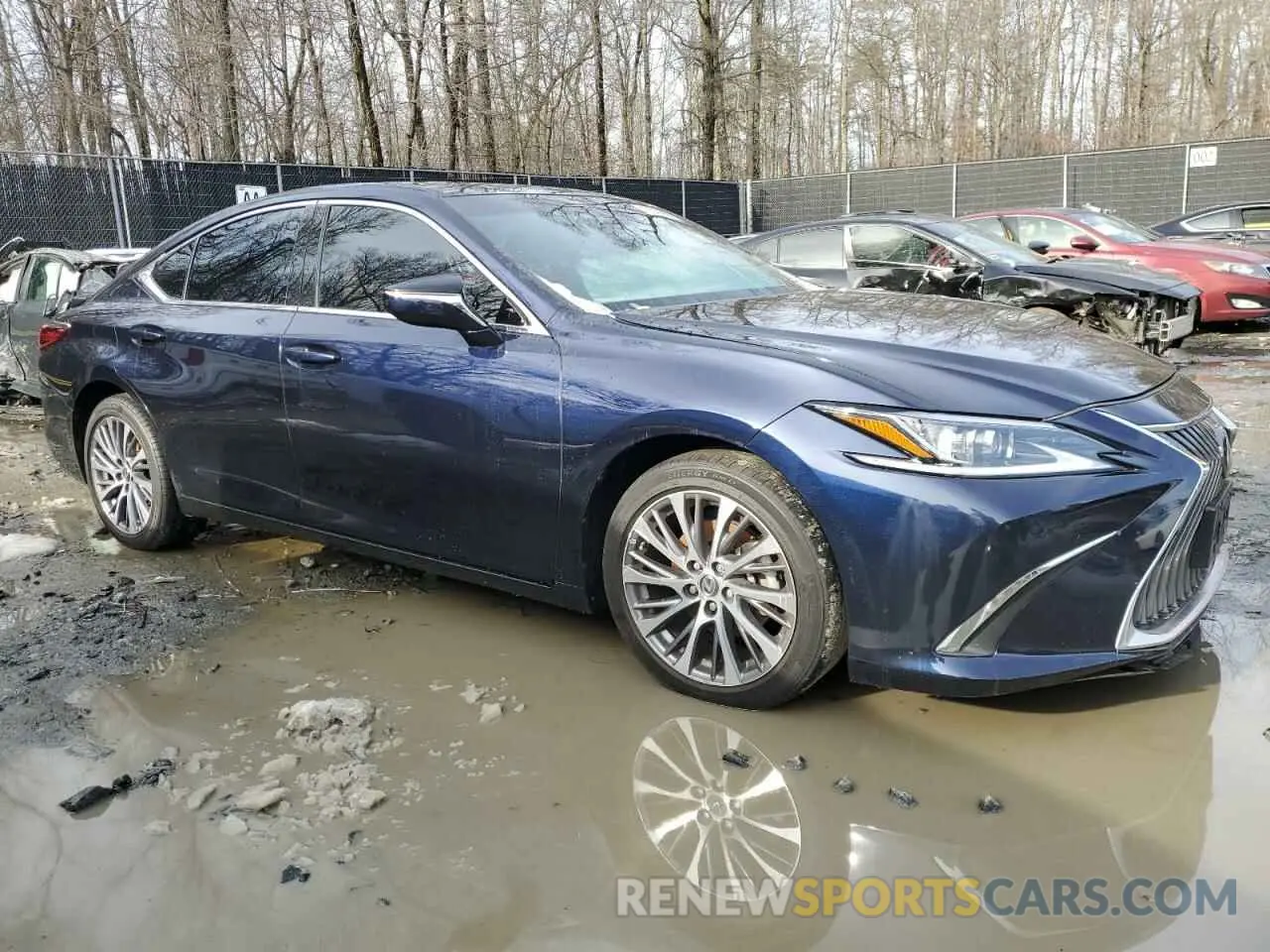 4 fotografías del automóvil dañado 58ADZ1B14MU104030 LEXUS ES350 2021