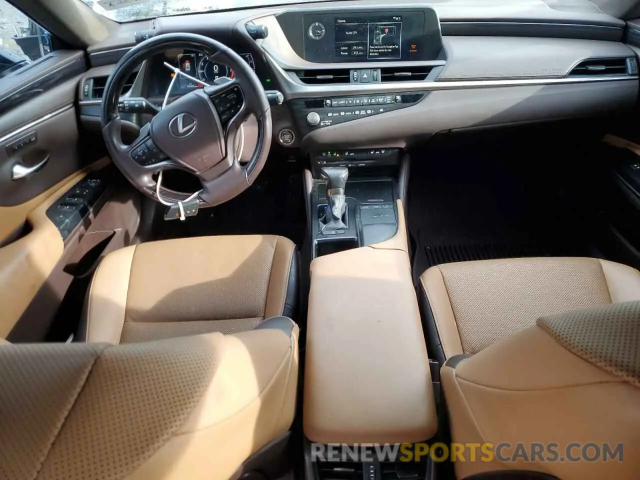 8 fotografías del automóvil dañado 58ADZ1B14MU104030 LEXUS ES350 2021