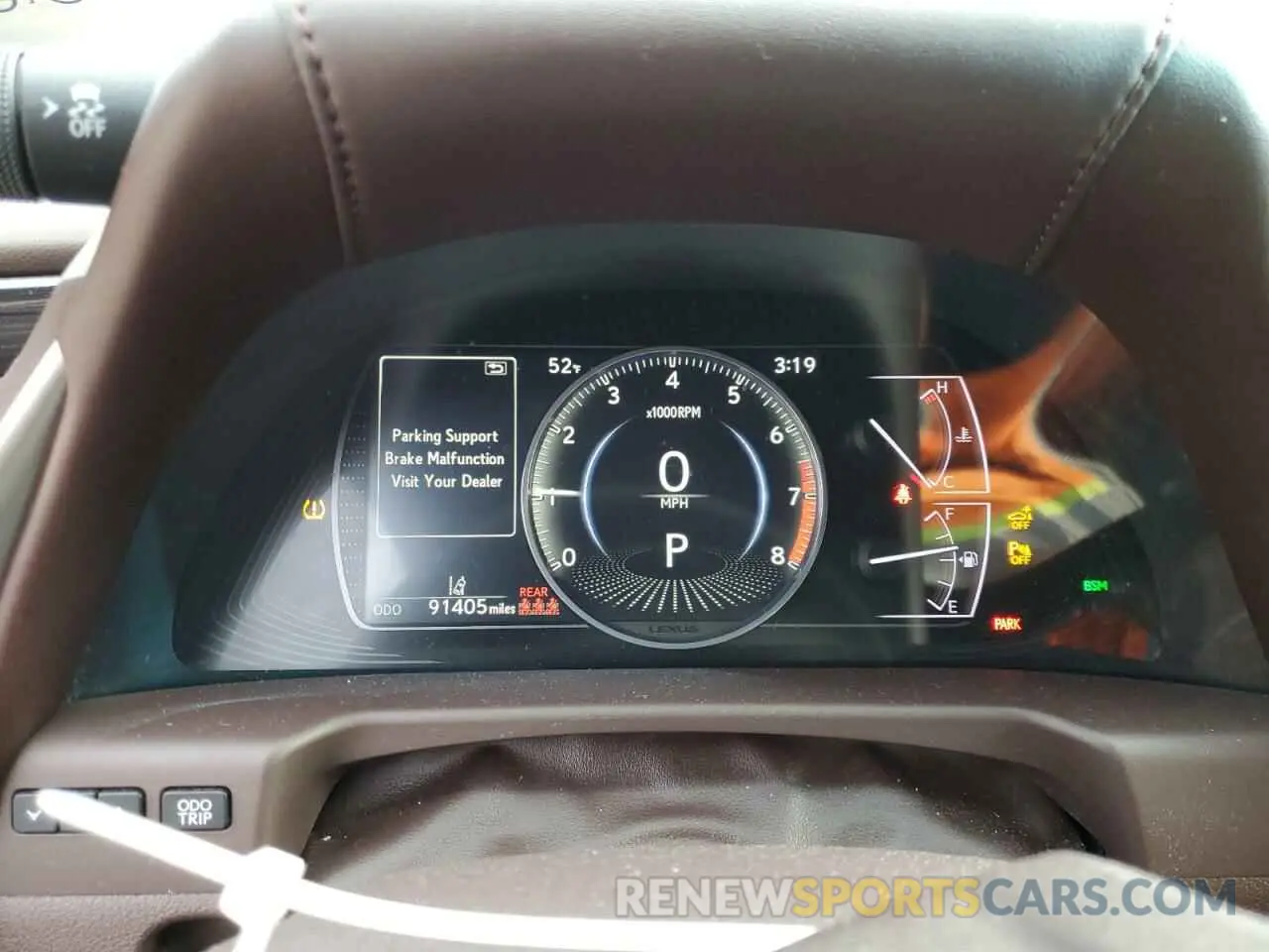 9 fotografías del automóvil dañado 58ADZ1B14MU104030 LEXUS ES350 2021