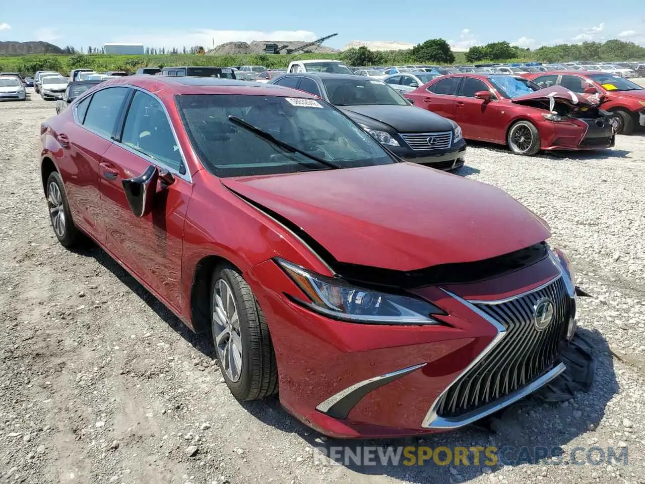 1 fotografías del automóvil dañado 58ADZ1B15MU095774 LEXUS ES350 2021