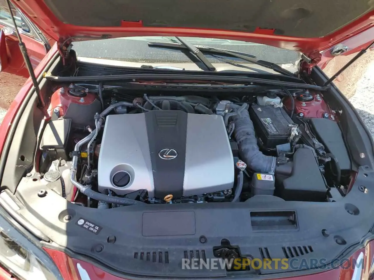 7 fotografías del automóvil dañado 58ADZ1B15MU095774 LEXUS ES350 2021