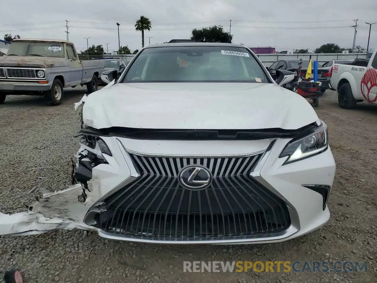 5 fotografías del automóvil dañado 58ADZ1B15MU098190 LEXUS ES350 2021