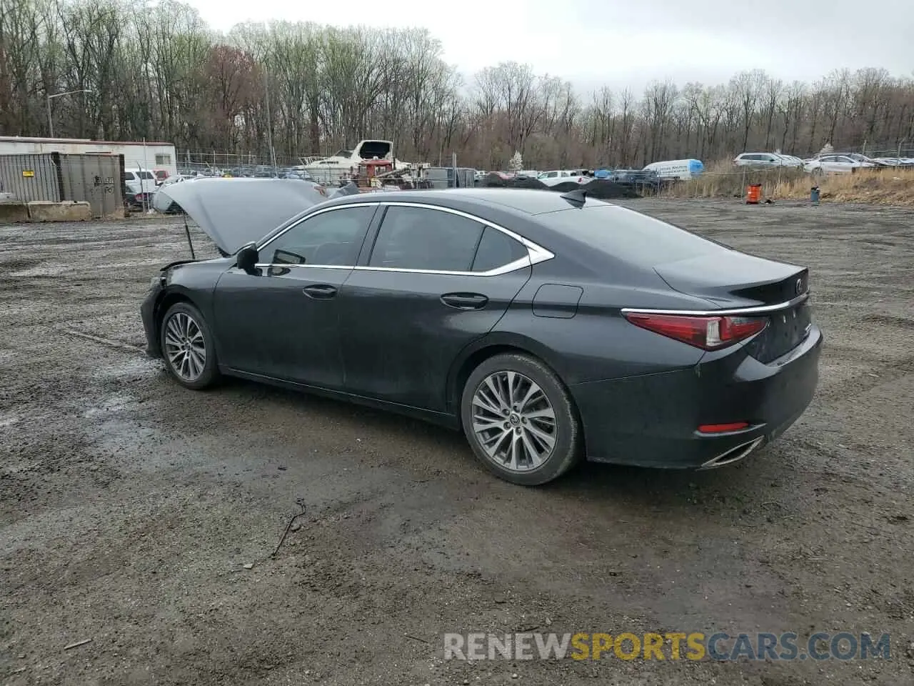 2 fotografías del automóvil dañado 58ADZ1B16MU087070 LEXUS ES350 2021