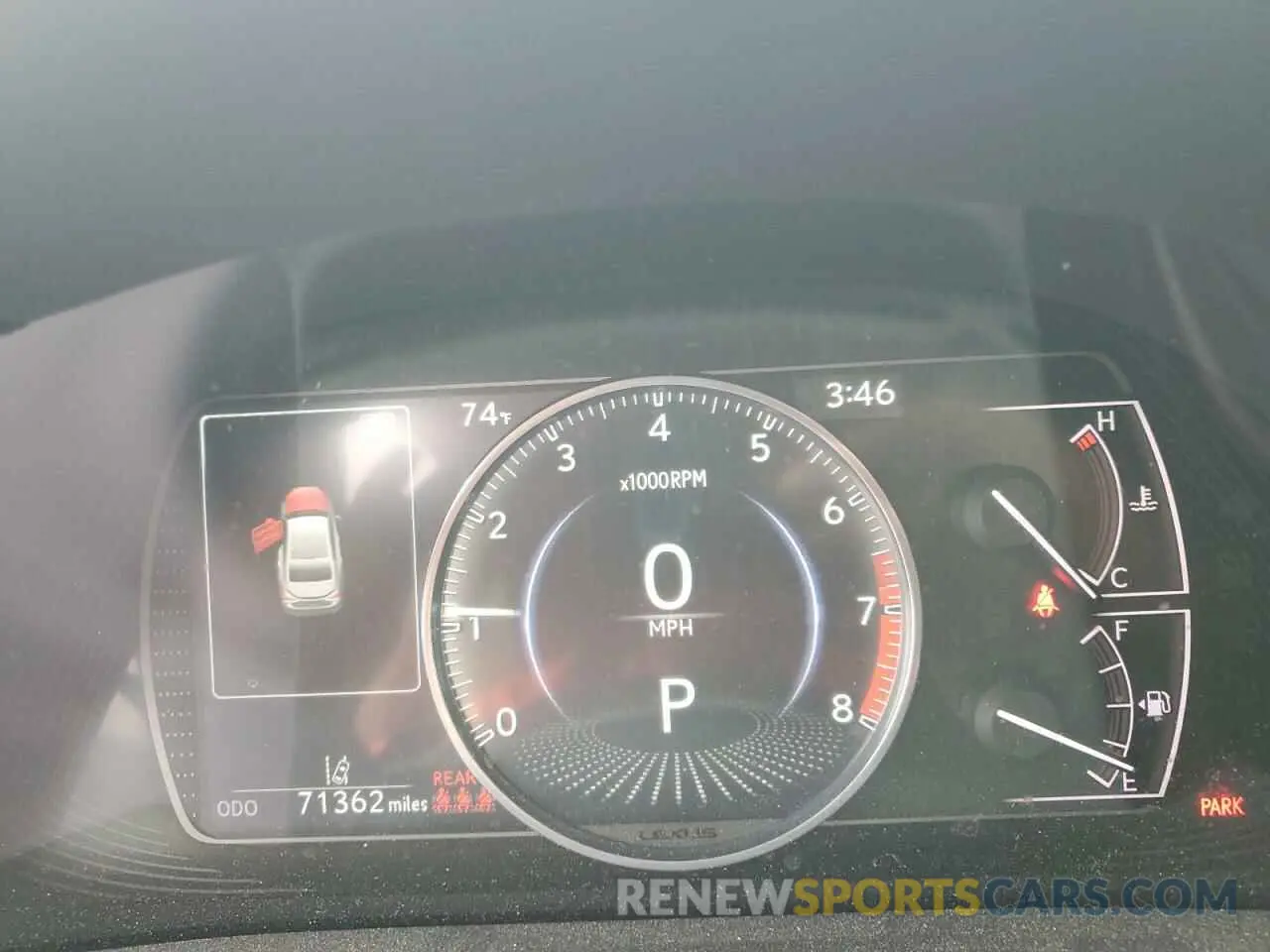 9 fotografías del automóvil dañado 58ADZ1B17MU101963 LEXUS ES350 2021
