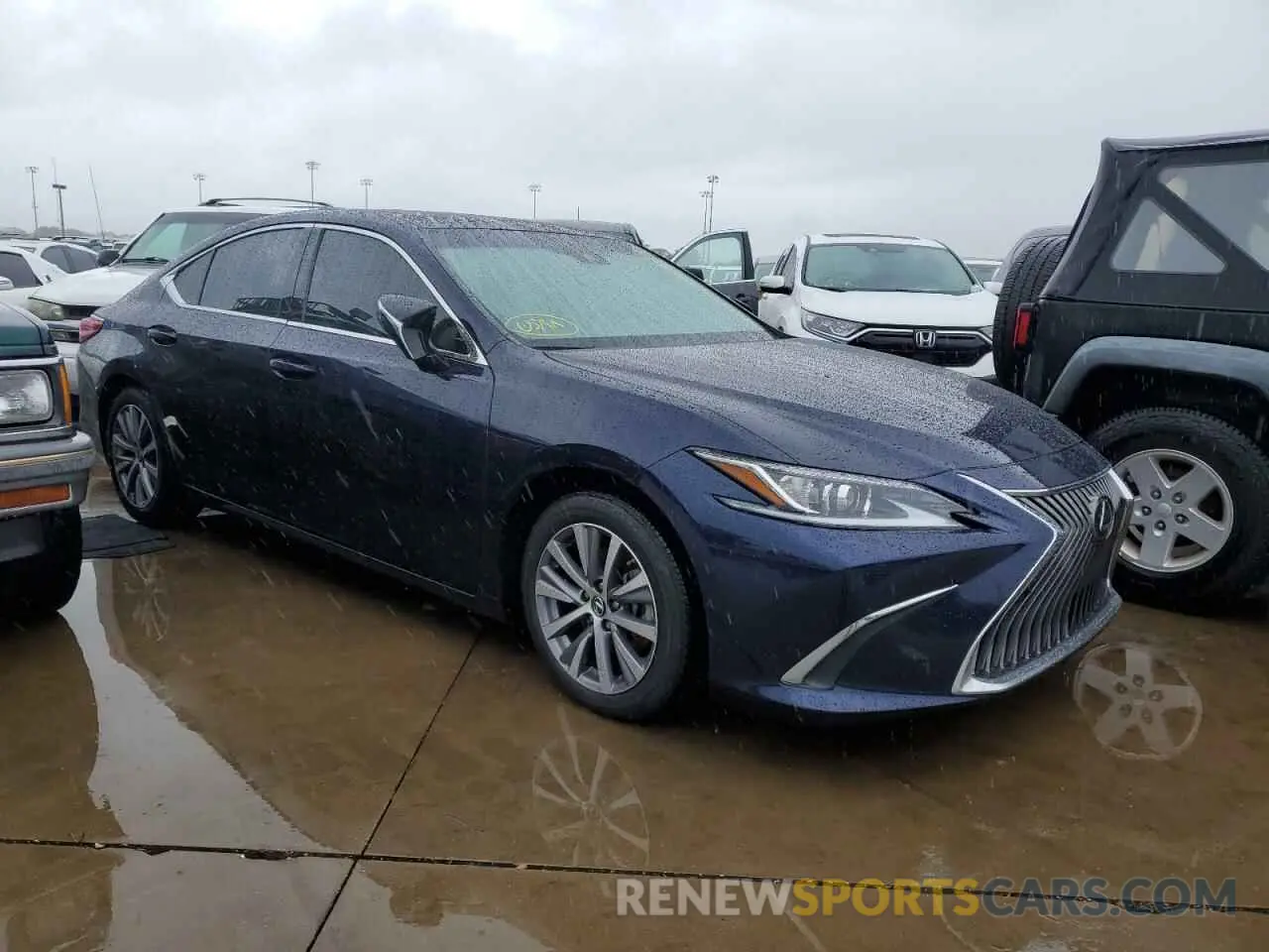 4 fotografías del automóvil dañado 58ADZ1B17MU109514 LEXUS ES350 2021