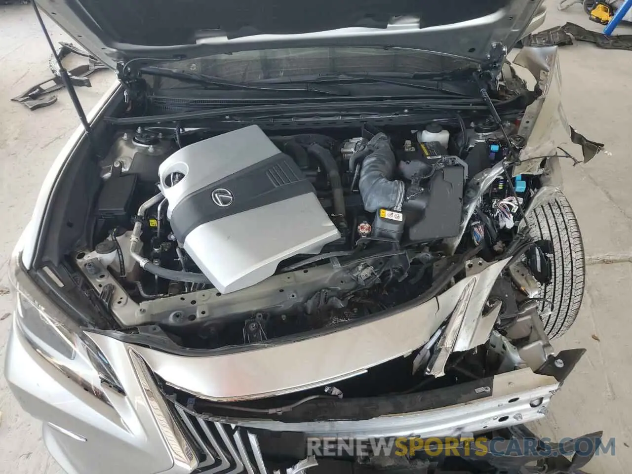 11 fotografías del automóvil dañado 58ADZ1B1XMU105764 LEXUS ES350 2021