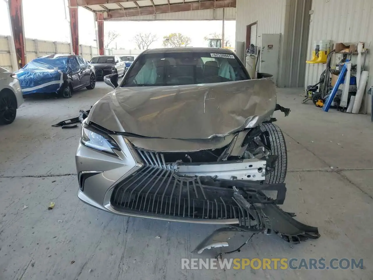 5 fotografías del automóvil dañado 58ADZ1B1XMU105764 LEXUS ES350 2021