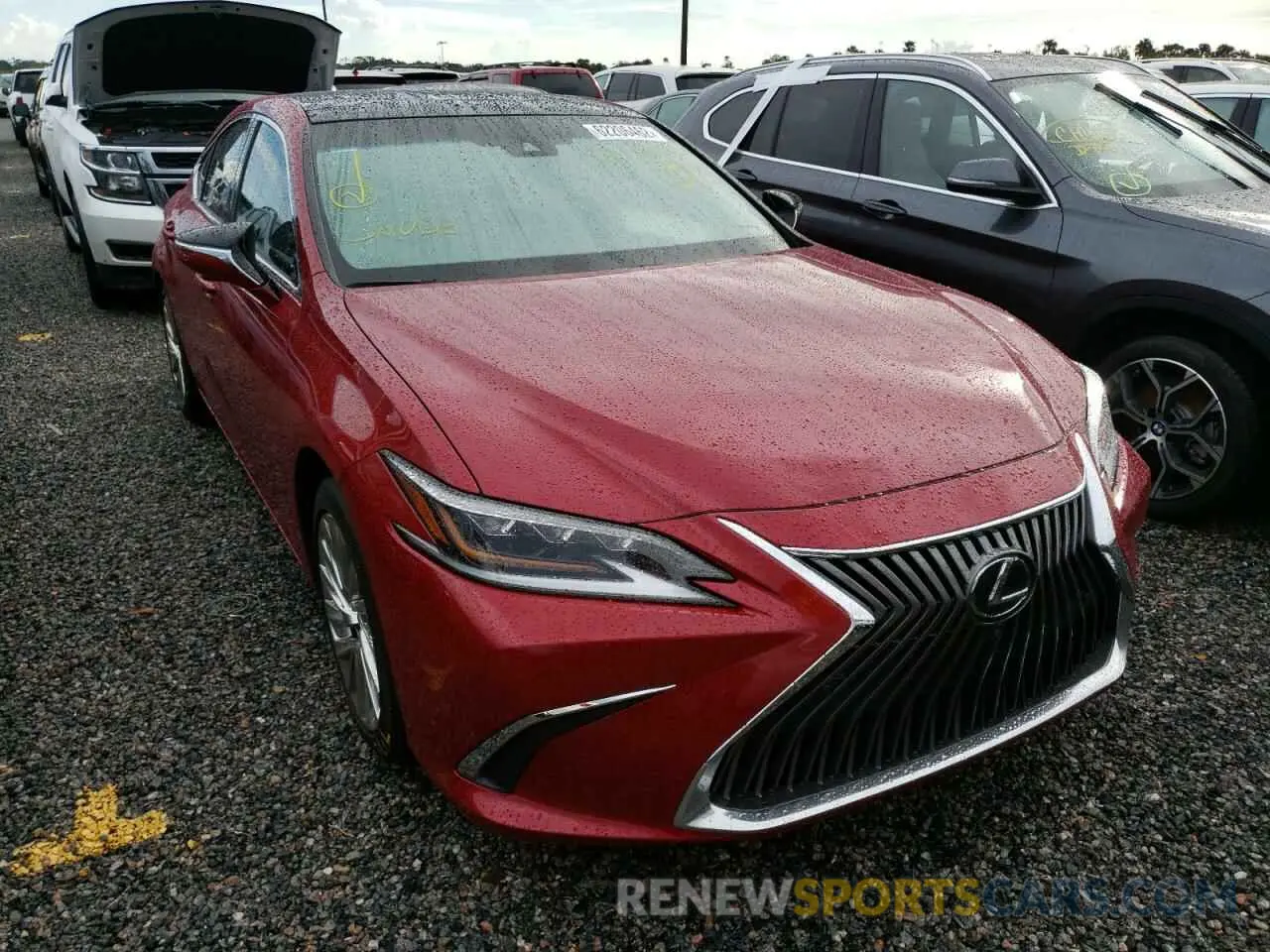 1 fotografías del automóvil dañado 58AFZ1B12MU090234 LEXUS ES350 2021