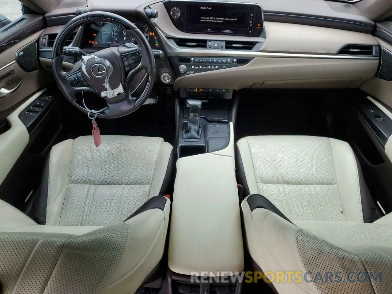 8 fotografías del automóvil dañado 58AFZ1B16MU089894 LEXUS ES350 2021