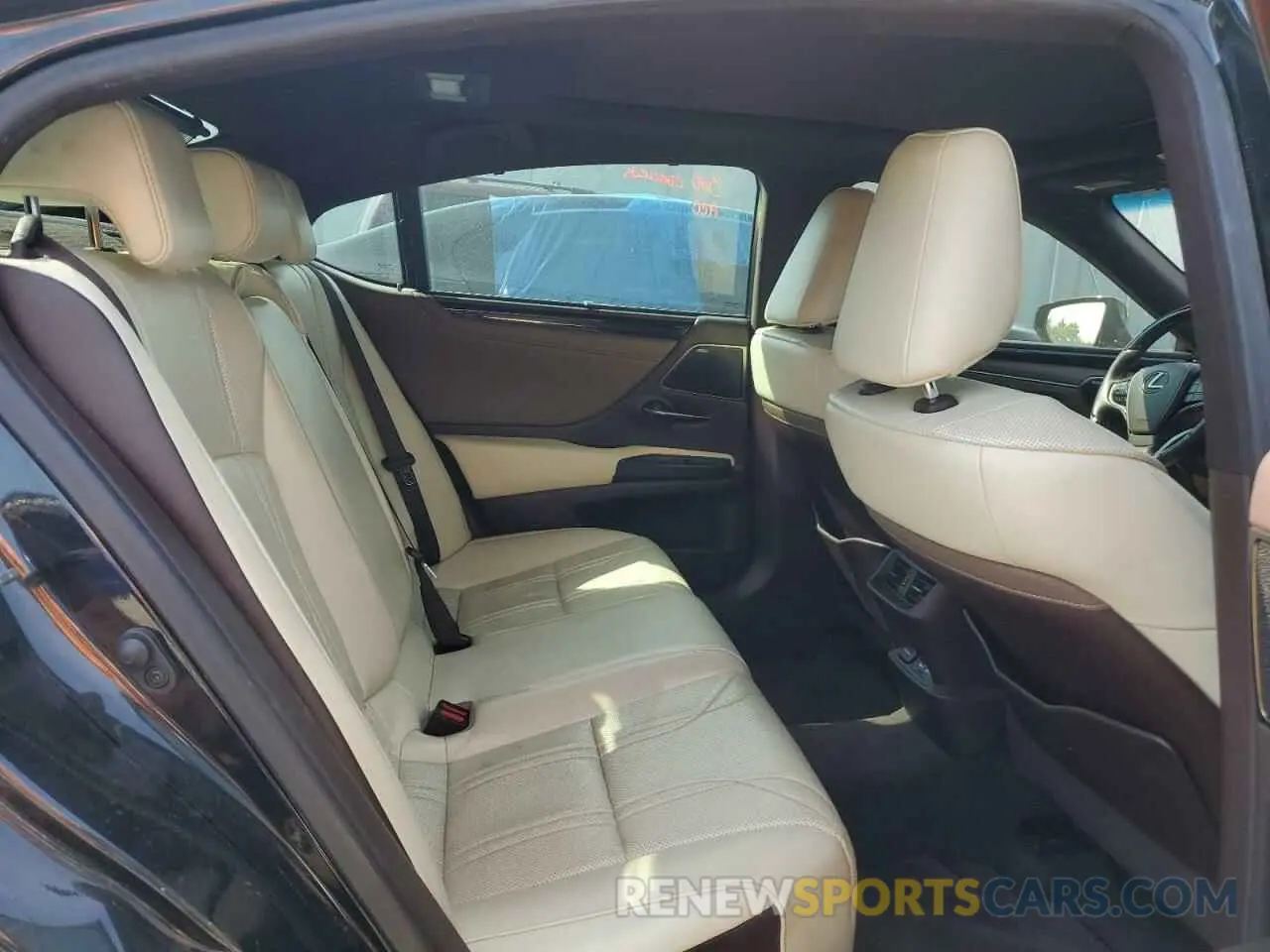 10 fotografías del automóvil dañado 58AFZ1B16MU109299 LEXUS ES350 2021