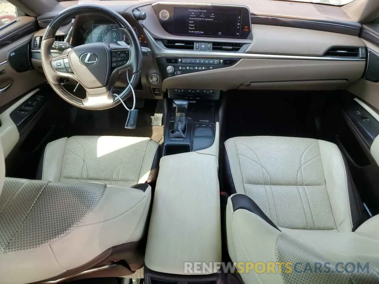 8 fotografías del automóvil dañado 58AFZ1B16MU109299 LEXUS ES350 2021