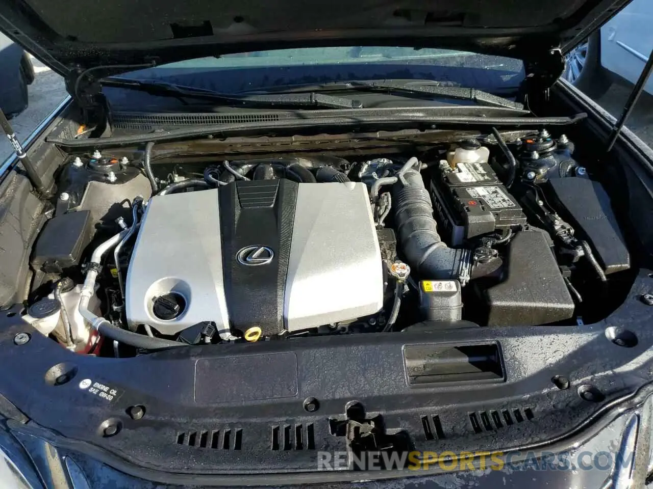 11 fotografías del automóvil dañado 58AGZ1B11MU110039 LEXUS ES350 2021