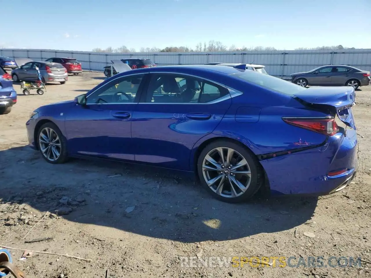 2 fotografías del automóvil dañado 58AGZ1B13MU082793 LEXUS ES350 2021
