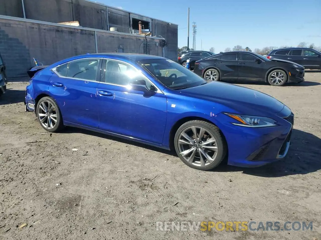 4 fotografías del automóvil dañado 58AGZ1B13MU082793 LEXUS ES350 2021