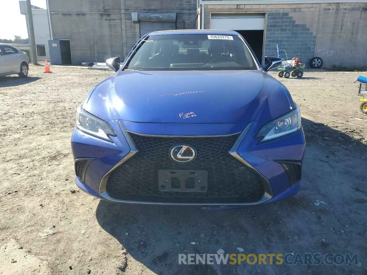 5 fotografías del automóvil dañado 58AGZ1B13MU082793 LEXUS ES350 2021