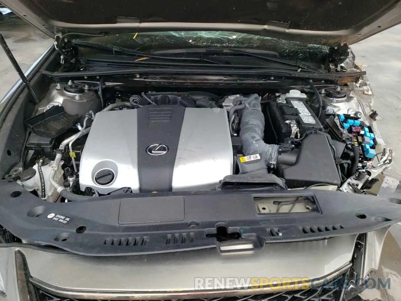 7 fotografías del automóvil dañado 58AGZ1B14MU096363 LEXUS ES350 2021