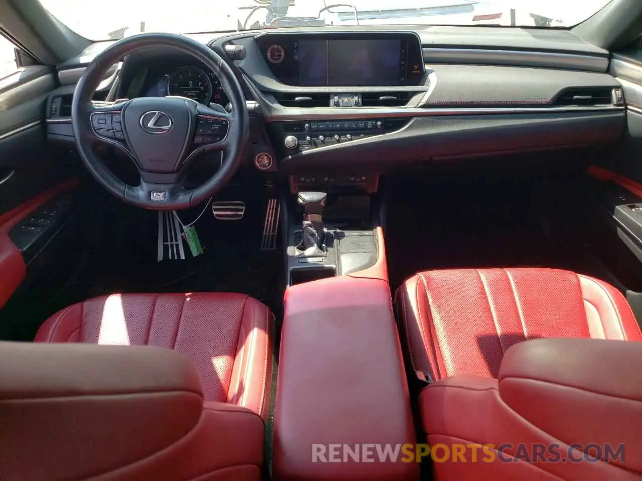 8 fotografías del automóvil dañado 58AGZ1B14MU097917 LEXUS ES350 2021