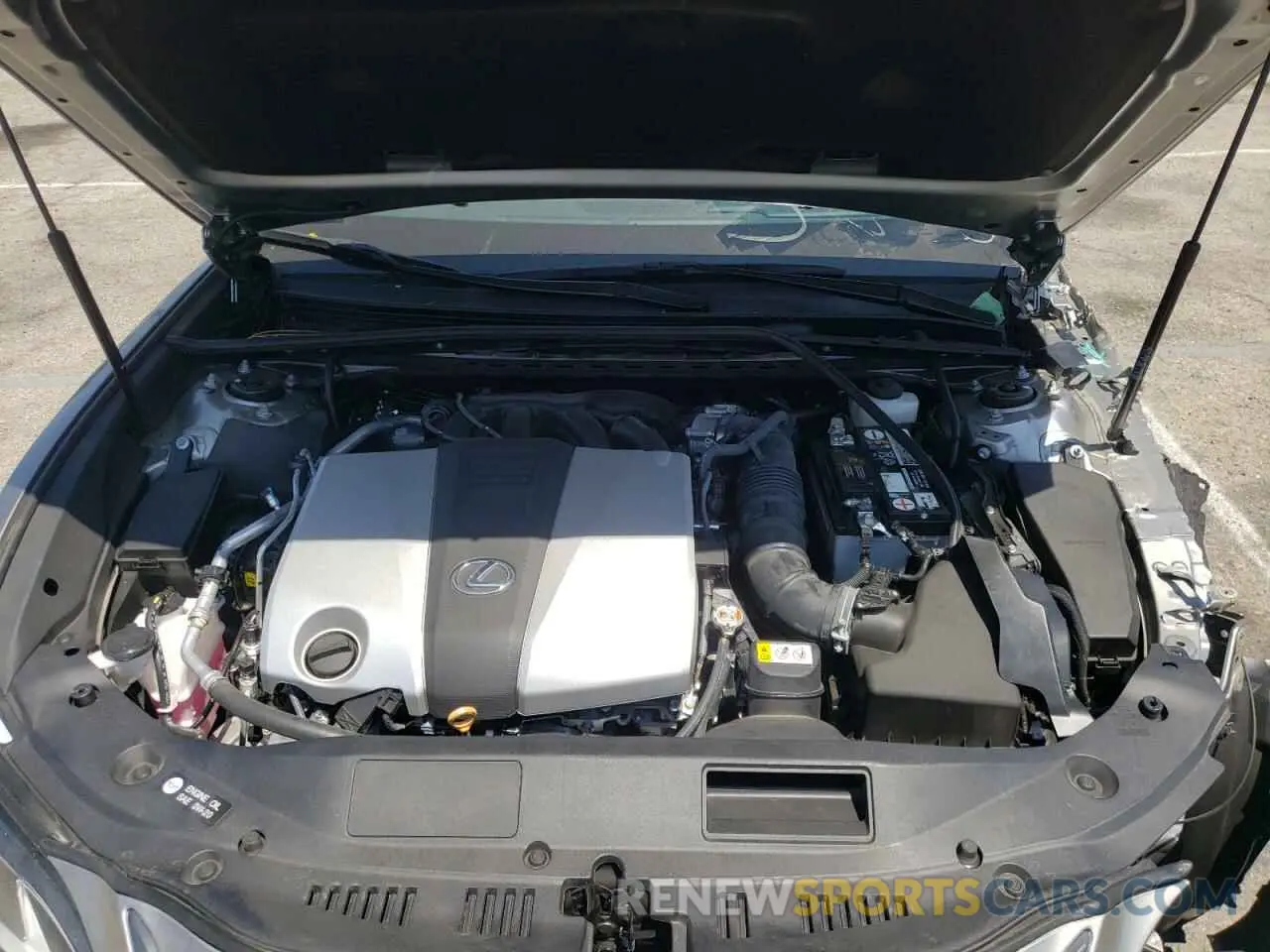 7 fotografías del automóvil dañado 58AGZ1B14MU105711 LEXUS ES350 2021