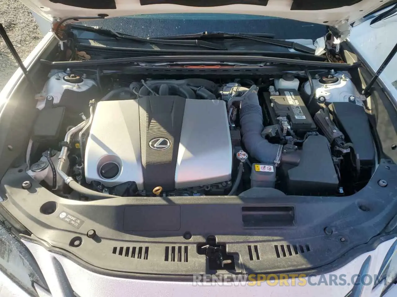11 fotografías del automóvil dañado 58AGZ1B17MU104441 LEXUS ES350 2021