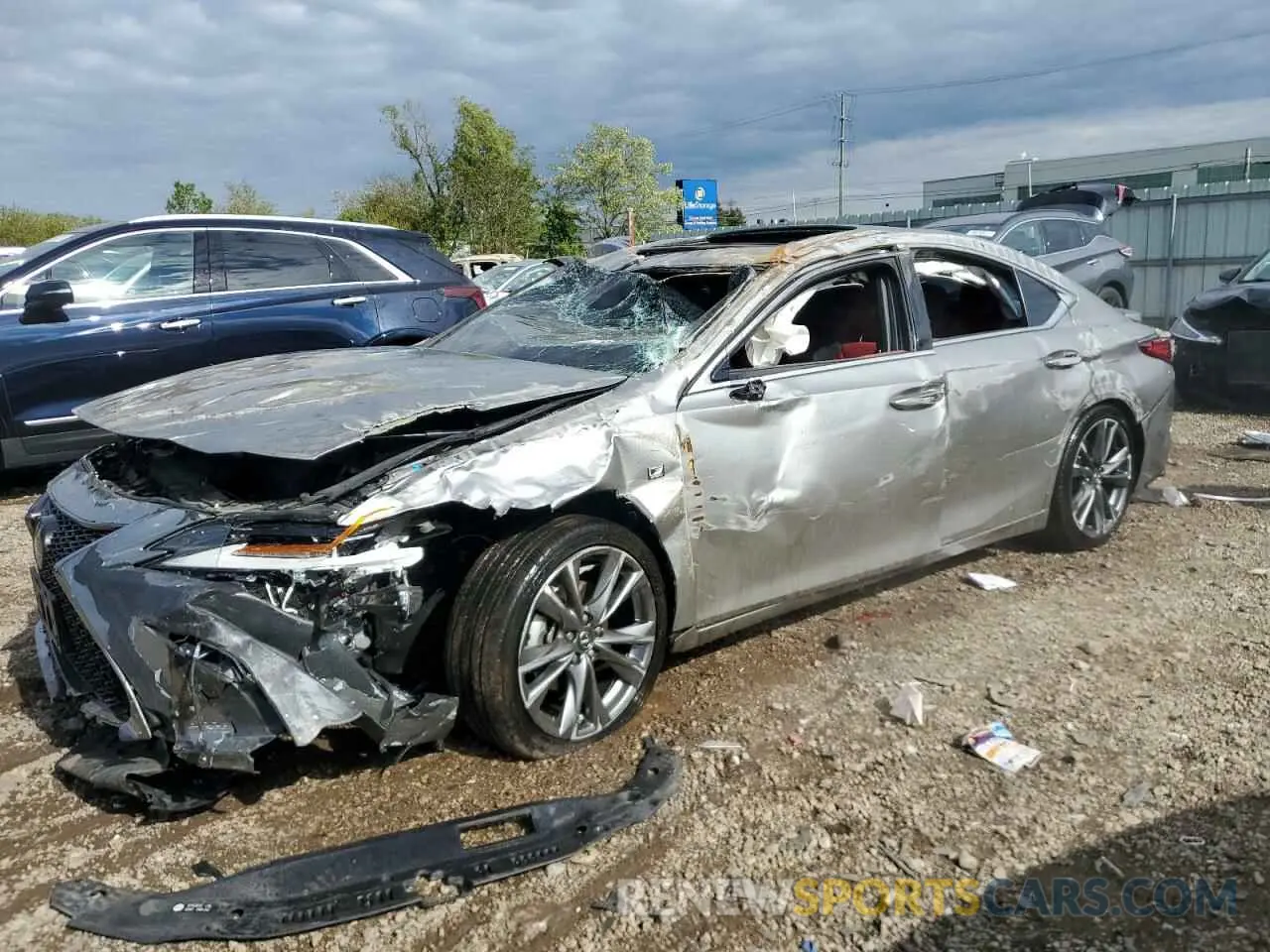 1 fotografías del automóvil dañado 58AGZ1B18MU092235 LEXUS ES350 2021