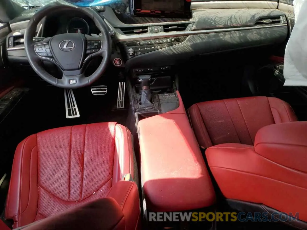 8 fotografías del automóvil dañado 58AGZ1B18MU092235 LEXUS ES350 2021