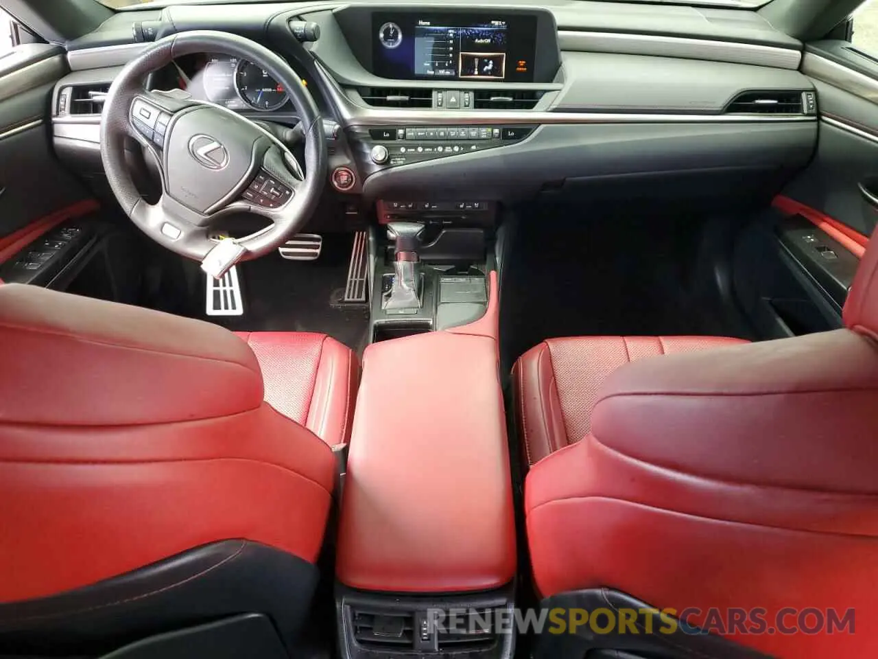 8 fotografías del automóvil dañado 58AGZ1B18MU095412 LEXUS ES350 2021