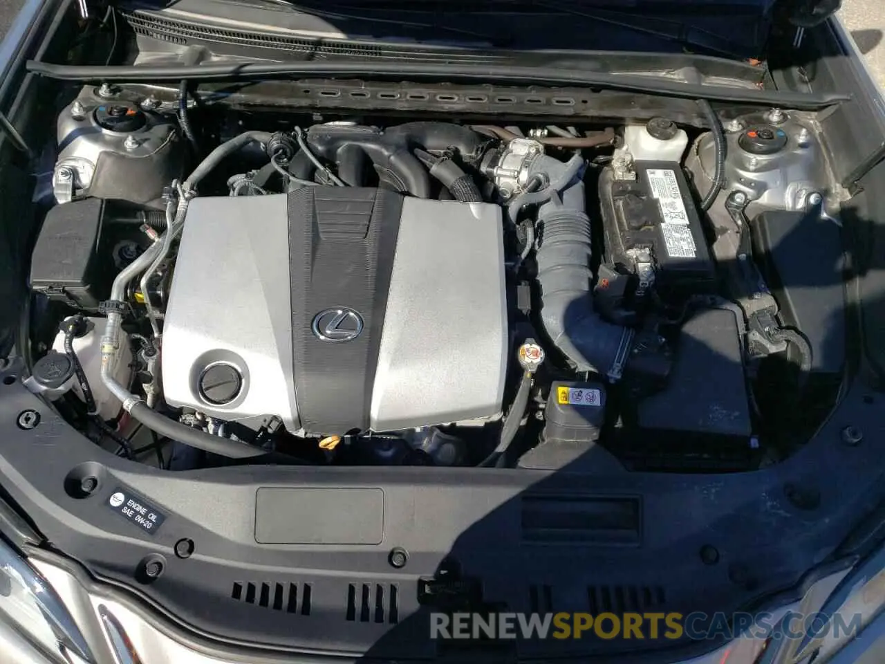 7 fotografías del automóvil dañado 58AGZ1B19MU089960 LEXUS ES350 2021