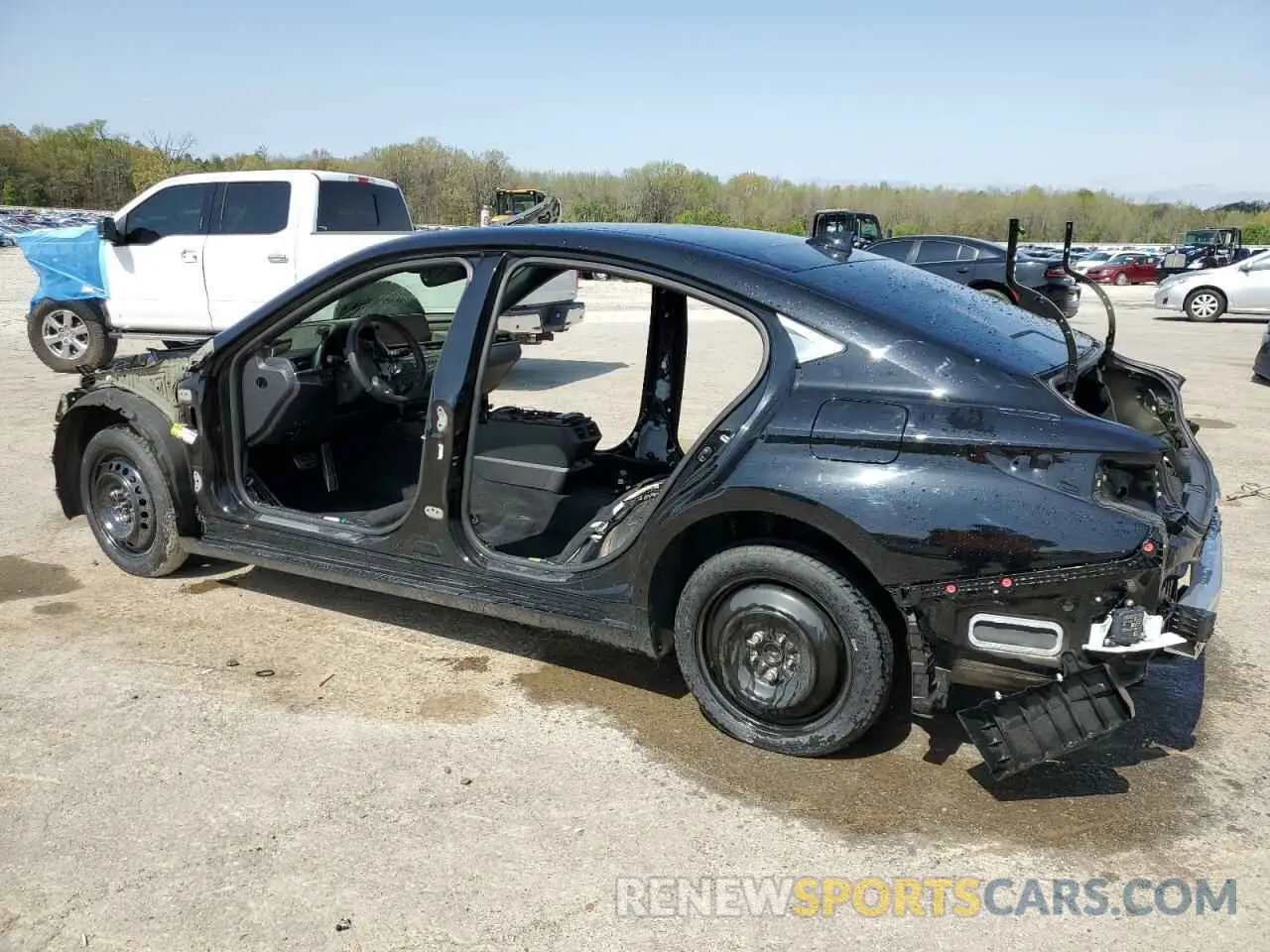 2 fotografías del automóvil dañado 58AHZ1B15MU081763 LEXUS ES350 2021