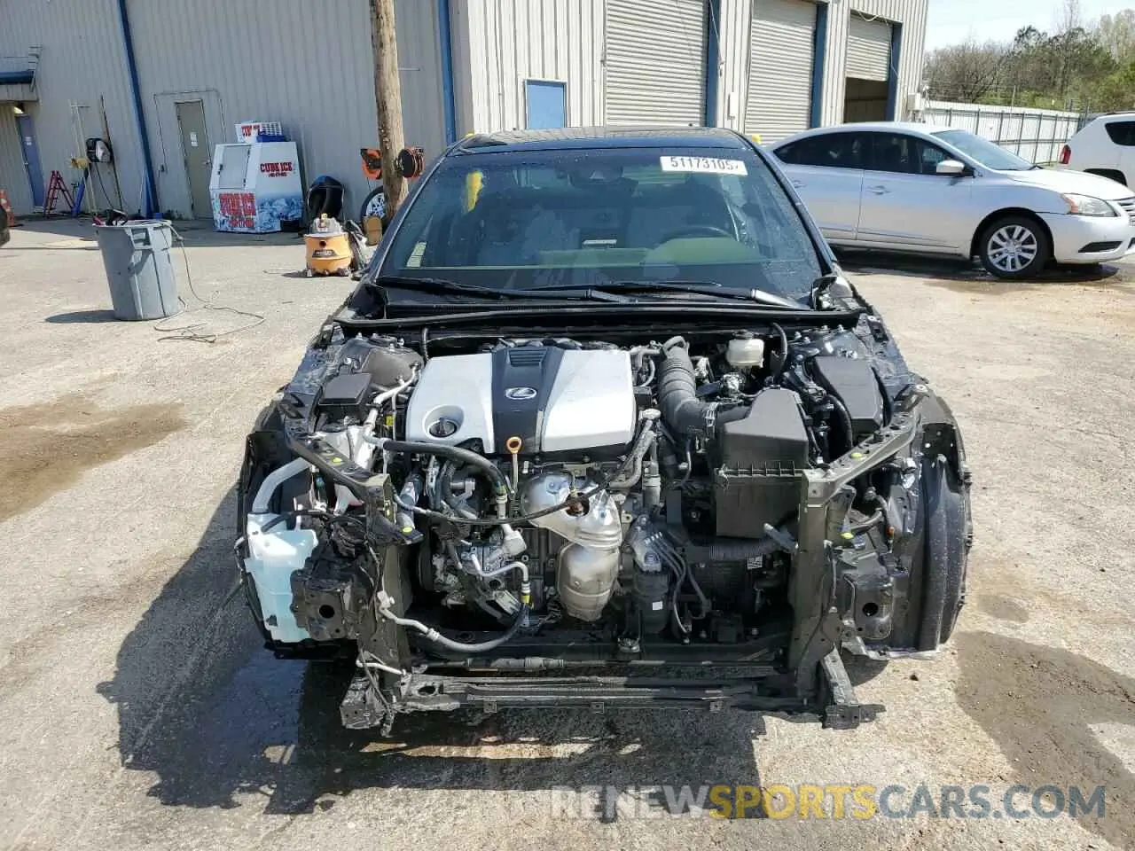 5 fotografías del automóvil dañado 58AHZ1B15MU081763 LEXUS ES350 2021