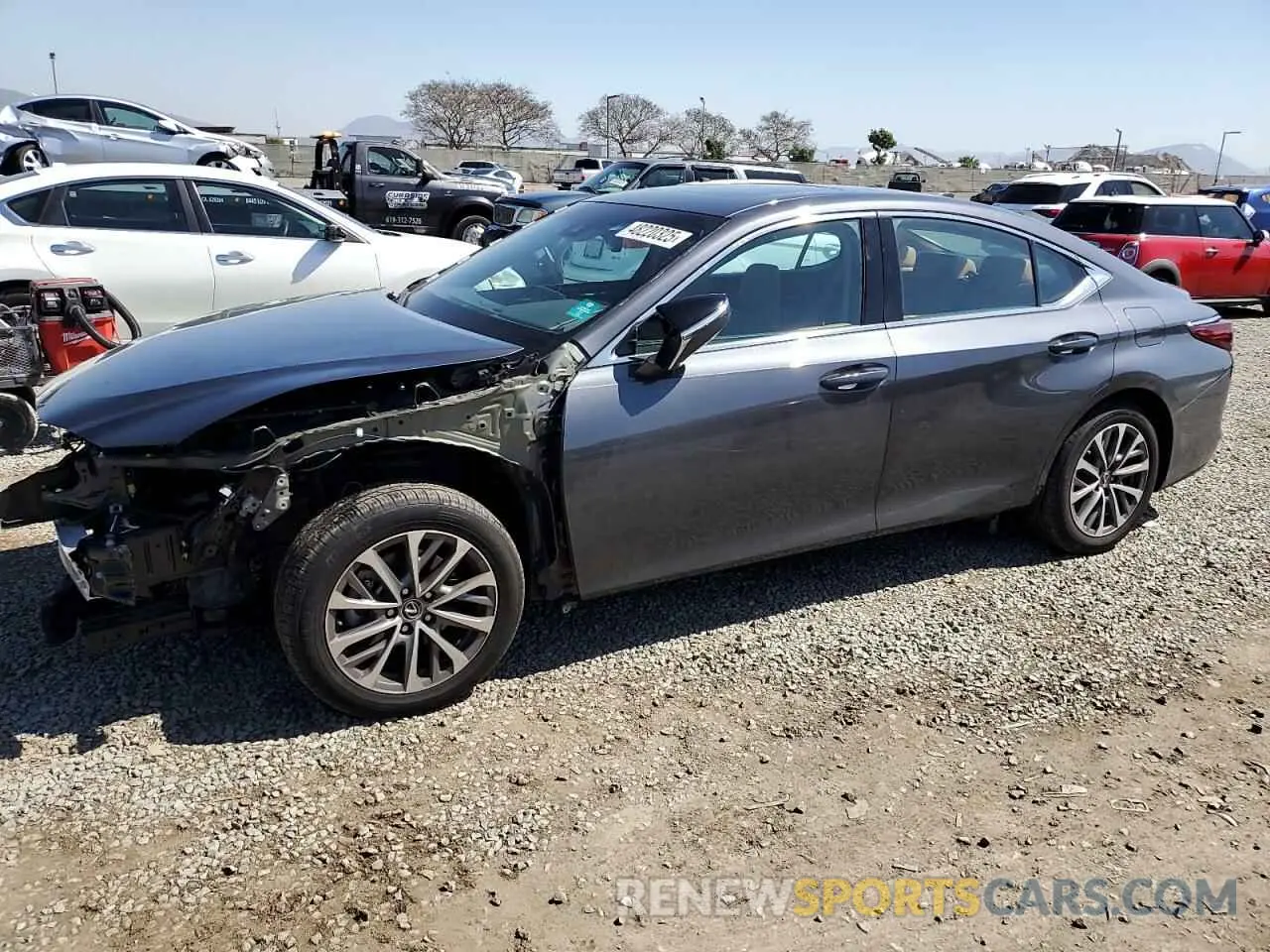 1 fotografías del automóvil dañado 58ACZ1B11NU136656 LEXUS ES350 2022