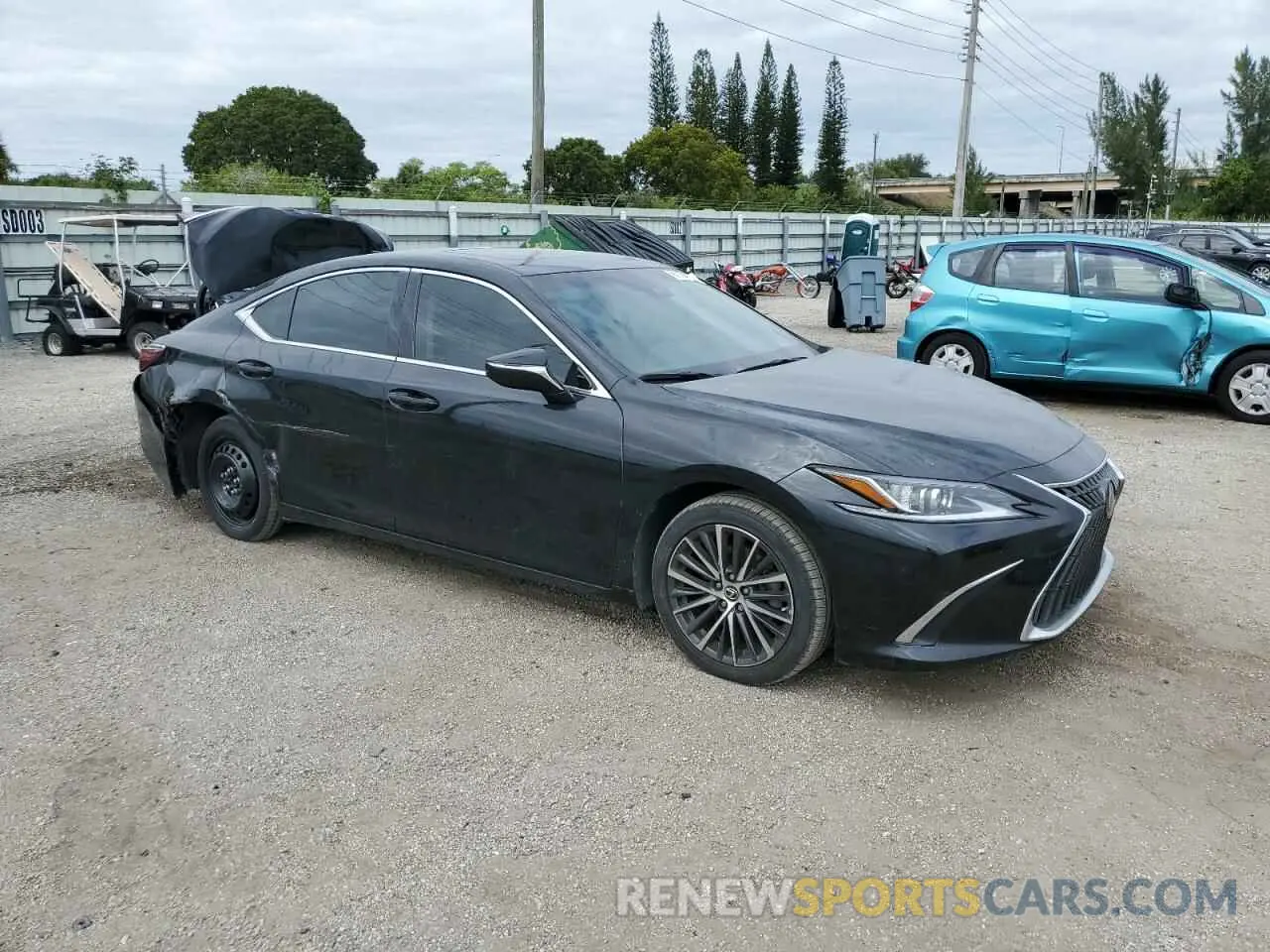 4 fotografías del automóvil dañado 58ADZ1B10NU120677 LEXUS ES350 2022