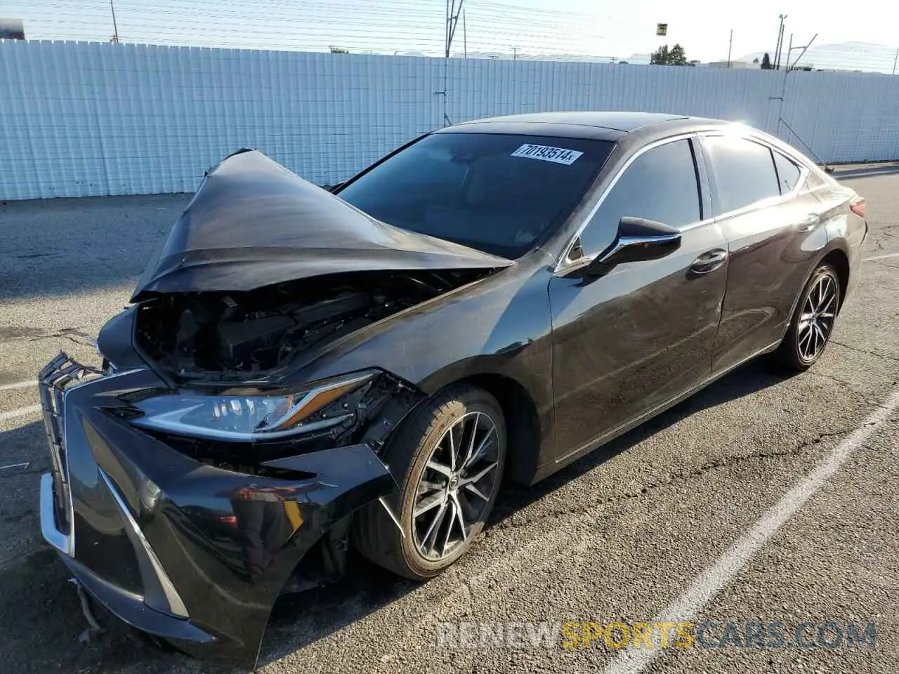 1 fotografías del automóvil dañado 58ADZ1B10NU134451 LEXUS ES350 2022