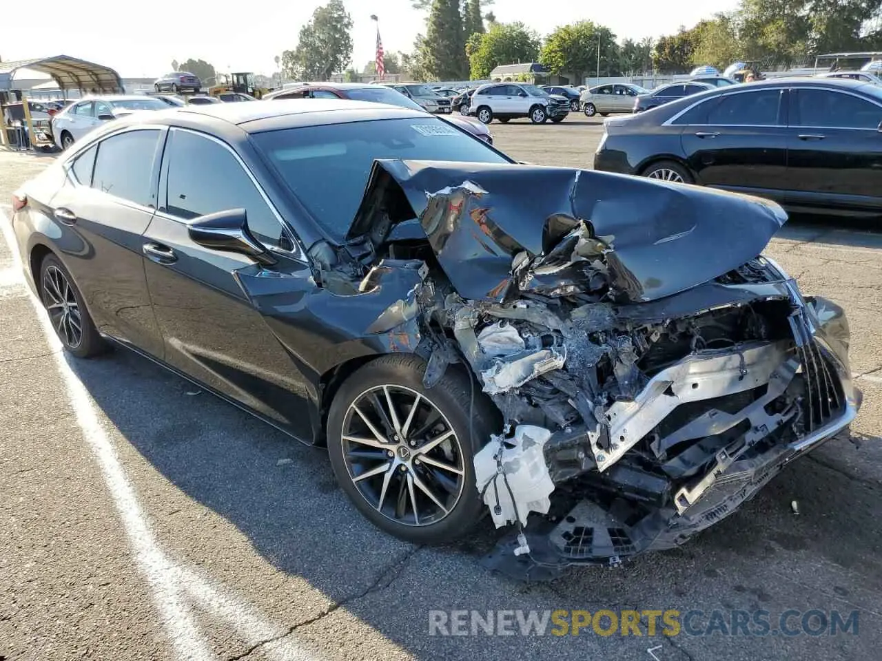 4 fotografías del automóvil dañado 58ADZ1B10NU134451 LEXUS ES350 2022