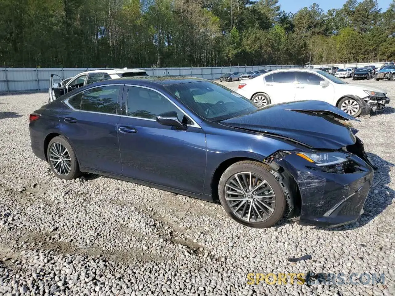 4 fotografías del automóvil dañado 58ADZ1B11NU111423 LEXUS ES350 2022