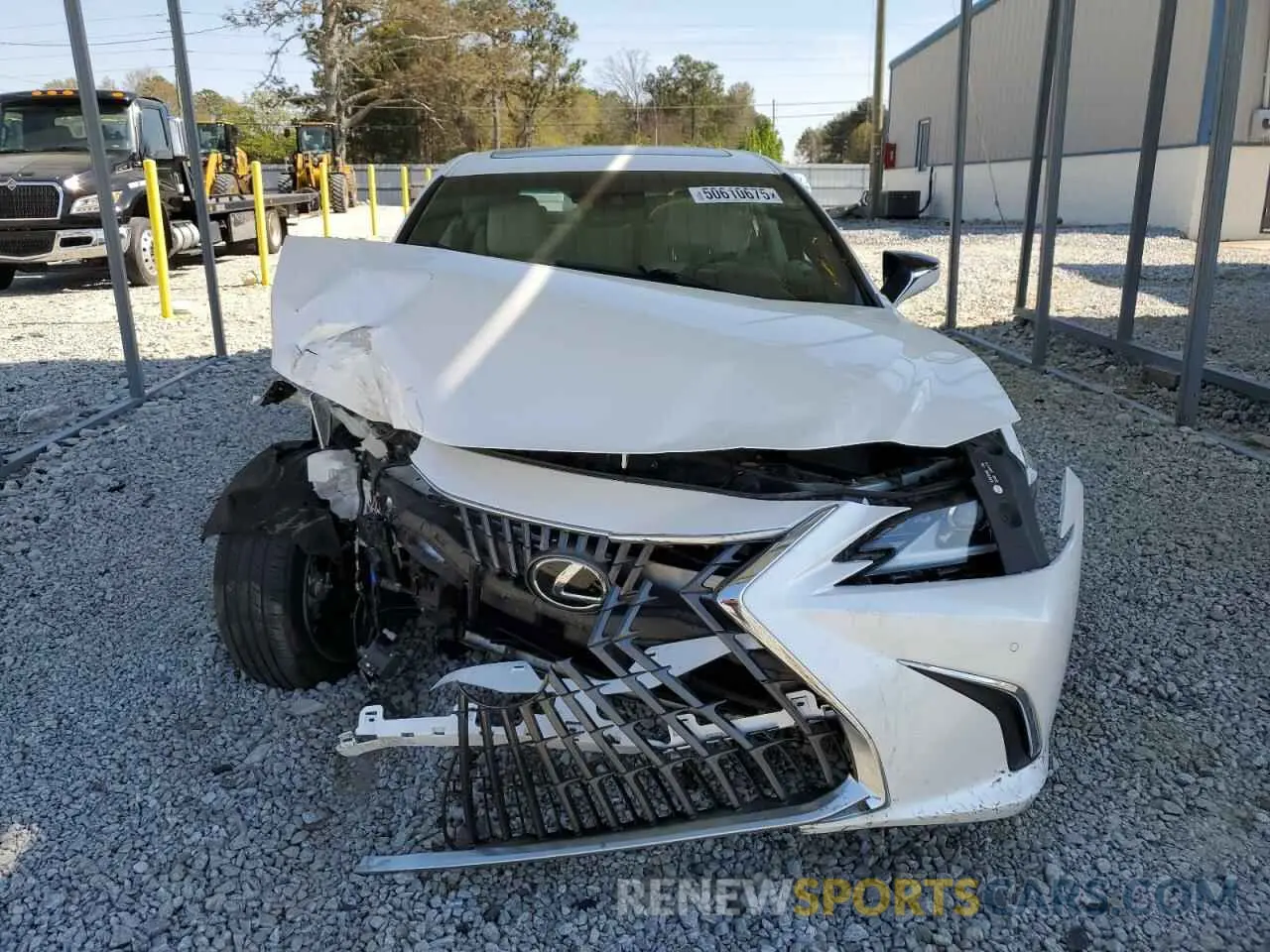 5 fotografías del automóvil dañado 58ADZ1B12NU114590 LEXUS ES350 2022