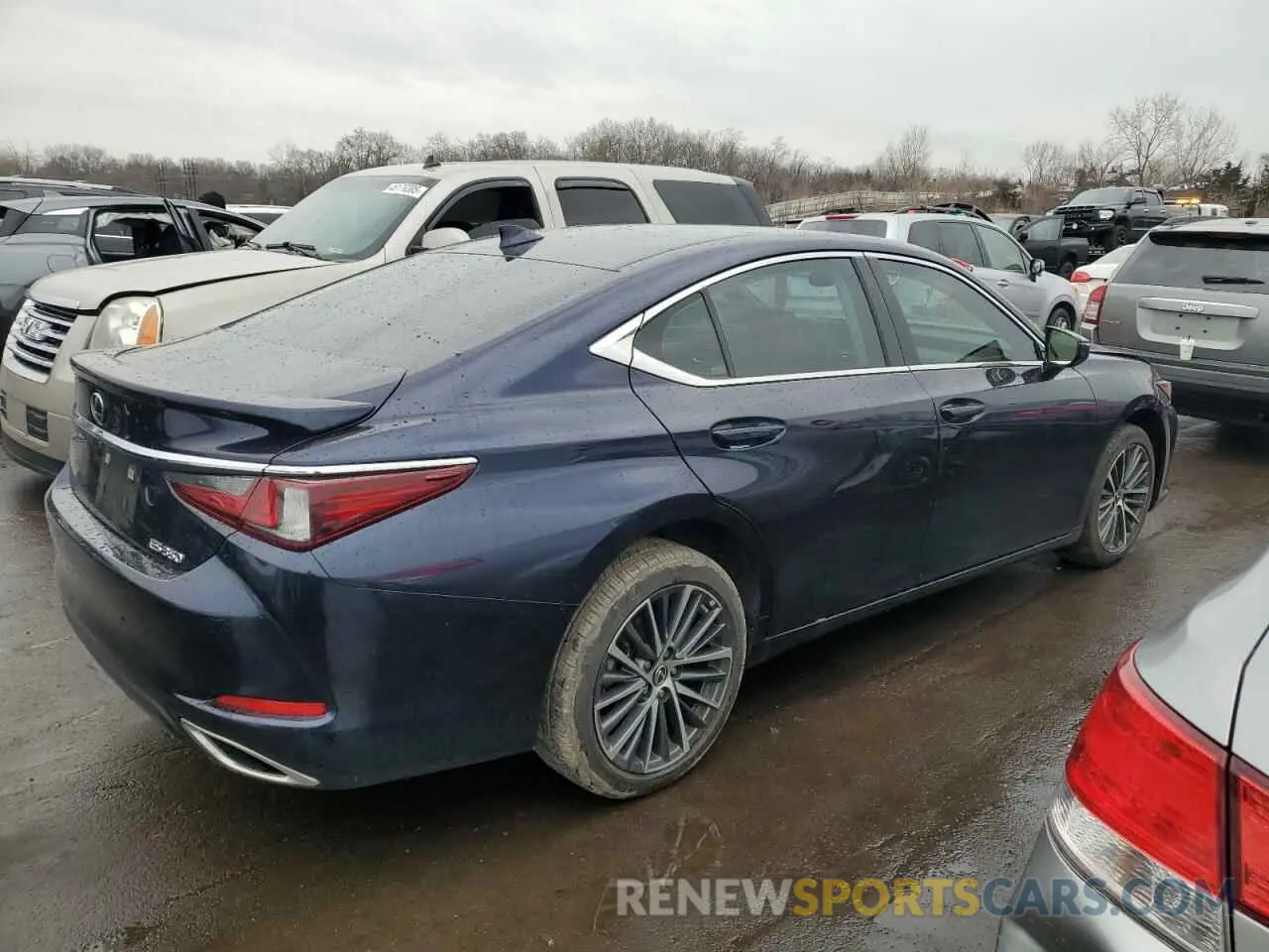 3 fotografías del automóvil dañado 58ADZ1B12NU128473 LEXUS ES350 2022