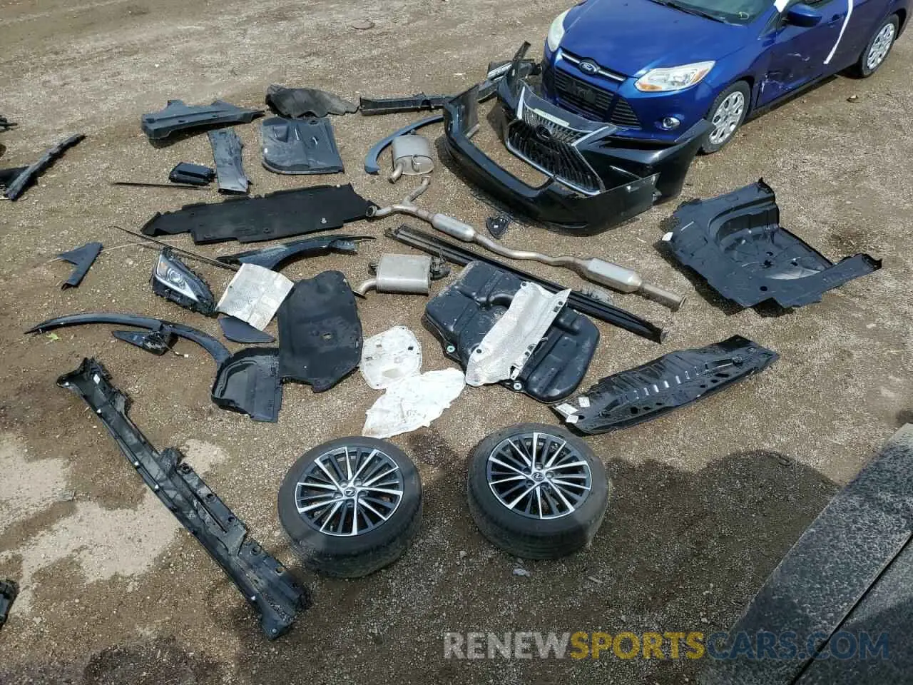 12 fotografías del automóvil dañado 58ADZ1B12NU134872 LEXUS ES350 2022