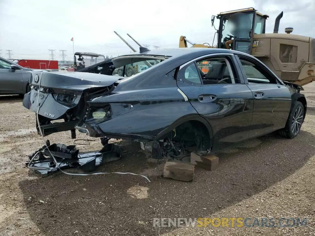 3 fotografías del automóvil dañado 58ADZ1B12NU134872 LEXUS ES350 2022