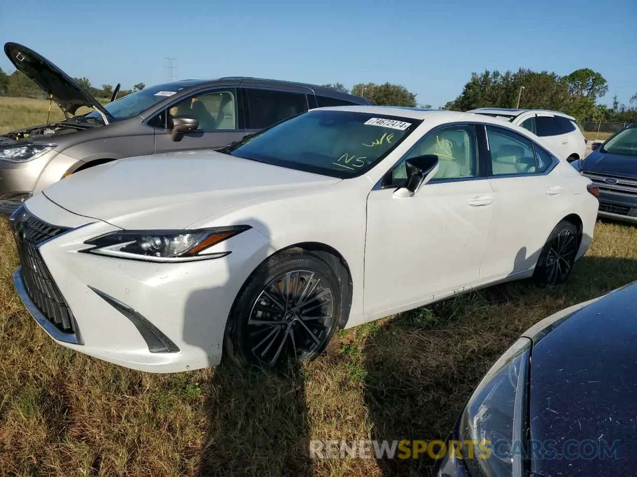 1 fotografías del automóvil dañado 58ADZ1B13NU112220 LEXUS ES350 2022
